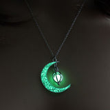 Luminous Glow Moon Dangle Necklace (2 Colors Available)