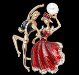 Dancing Couple with Pearl Necklace