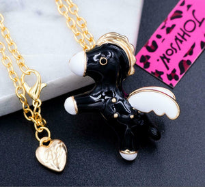Baby Horse Angel Necklace