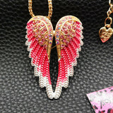 2-Way Rhinestone Angel Wings Necklace (Available in 2 Color Styles)