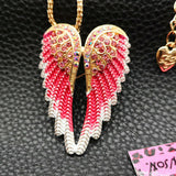 2-Way Rhinestone Angel Wings Necklace (Available in 2 Color Styles)