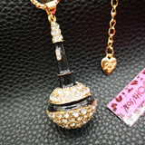 Rhinestone Microphone Necklace (Available in 2 Color Styles)