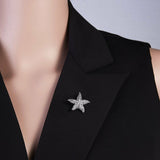 Silver Starfish Pin