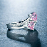 Heart To Heart Pink Sapphire Ring