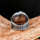 Silver Poker Playing Cards Ring