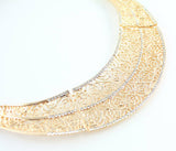 18K Gold Plated Crystal African Dubai 4 PC Wedding Jewelry Set